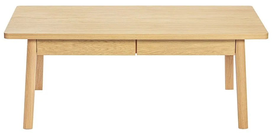 Konferenčný stolík v dekore duba v prírodnej farbe 60x120 cm Nice – Woodman