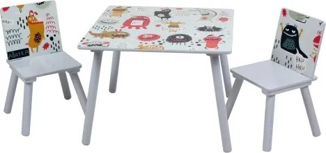 Detská sada nábytku Farebné príšerky%