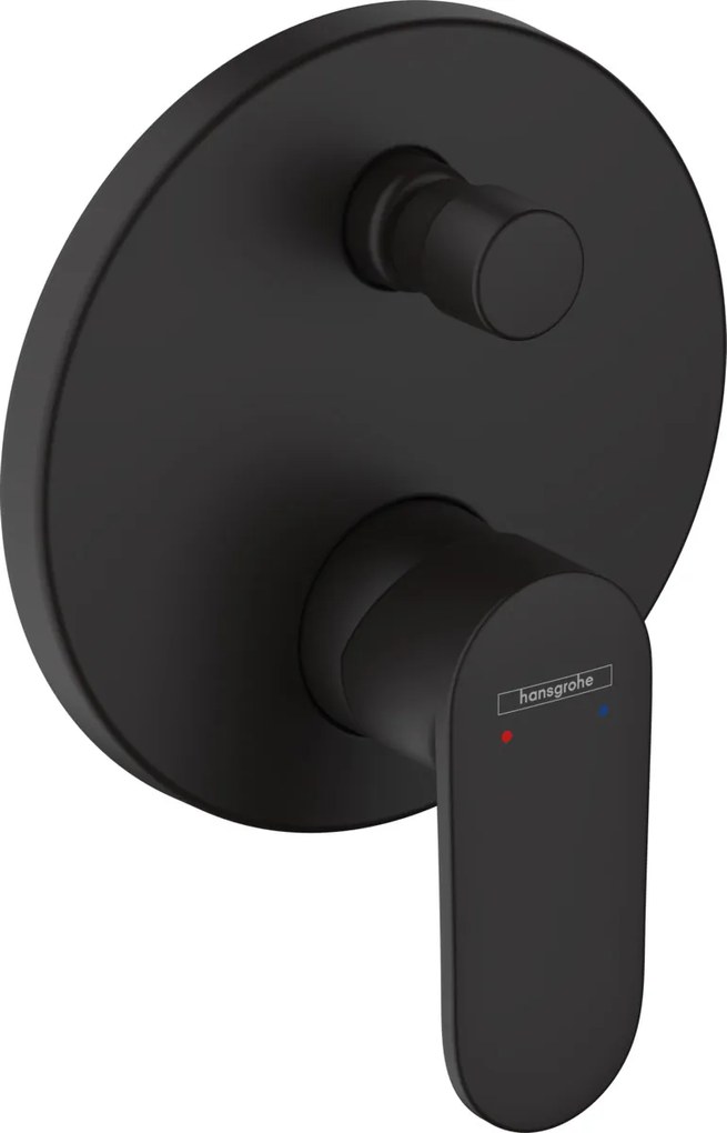 Hansgrohe Vernis Blend, vaňová batéria pod omietku, čierna matná, HAN-71466670