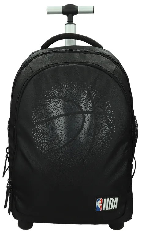 Školská taška koliesková NBA Black 531416