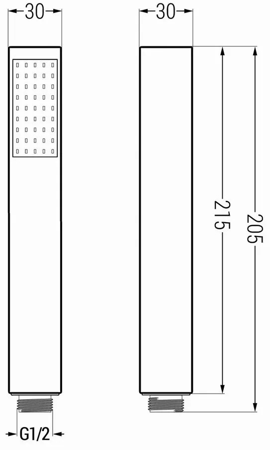 Mexen príslušenstvo - 1-bodový ručný sprchový set R-77, chróm, 785775053-00