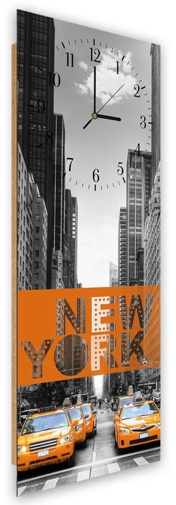 Gario Hodiny na stenu New York Rozmery: 30 x 90 cm