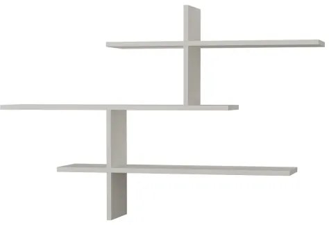 Nástenná polica LEO 80,5x123 cm biela