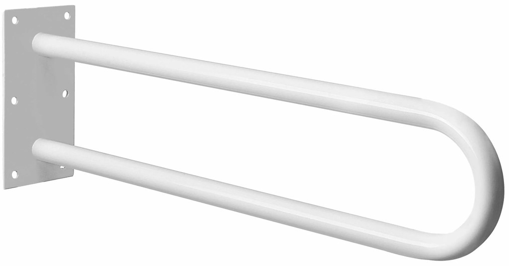 BISK Erga HANDICAP "PRO", zdvojené rovné madlo 600mm, biela, ERG-05498