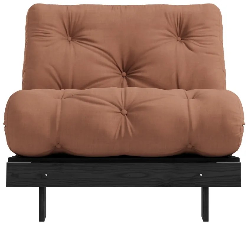 Kreslo v tehlovej farbe Roots Black Night – Karup Design