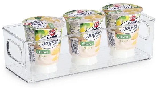 Zeller Present Organizér do chladničky, do police, transparentný COMPACTA 25,5 x 9,5 x 7,6 cm