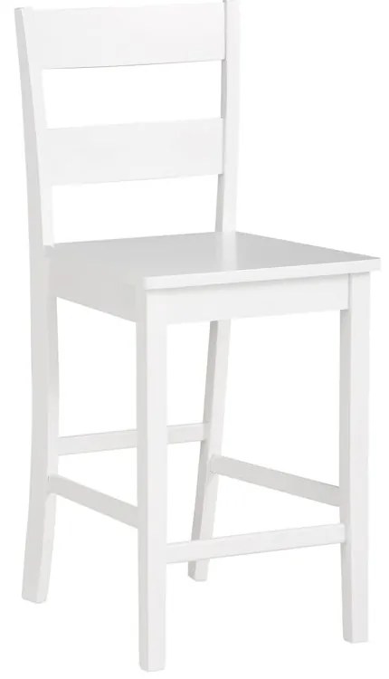 Biela barová stolička z borovicového dreva (výška sedadla 60 cm) Torpedo – Støraa