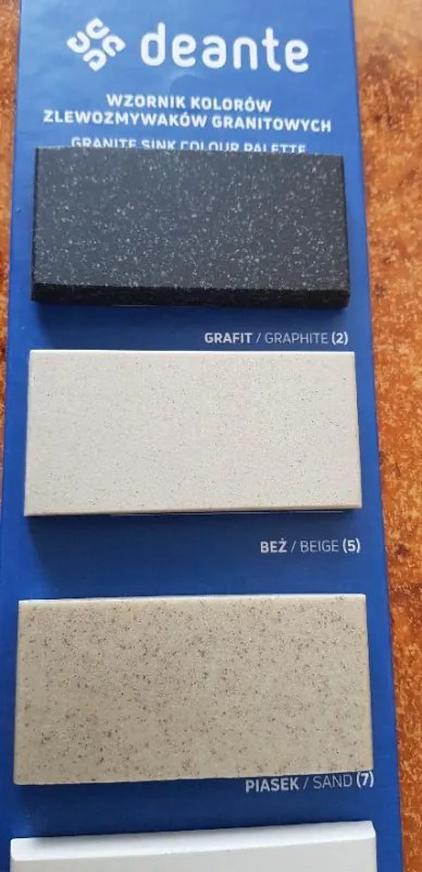 DEANTE SOLIS ZRS_7803 Jednodrez, granit piesok - Deante