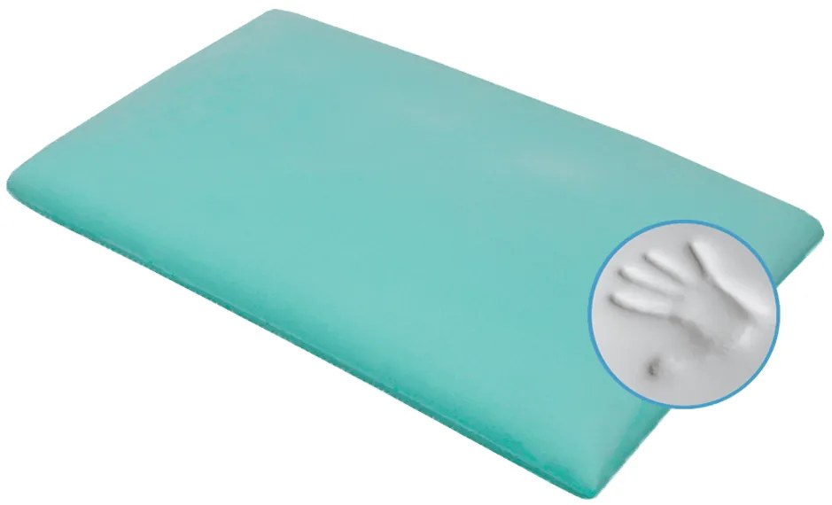 Anatomický vankúš Materasso London Viscogreen - 72 x 42 x 12 cm