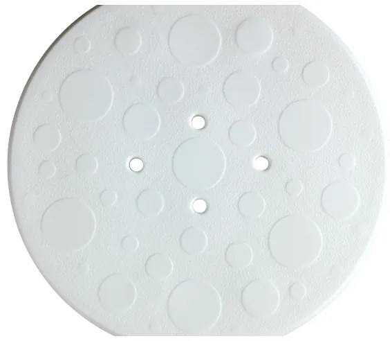 WENKO 1792921100-Stolička SECURA 45,5x45,5 cm biela/strieborná/sivá