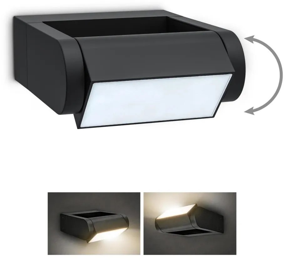 Brilagi - LED Vonkajšie nástenné svietidlo CROTONE LED/7W/230V IP54