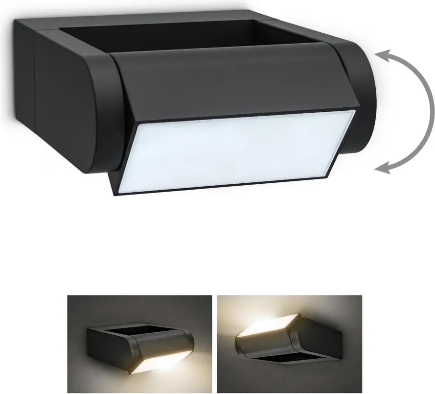 Brilagi - LED Vonkajšie nástenné svietidlo CROTONE LED/7W/230V IP54
