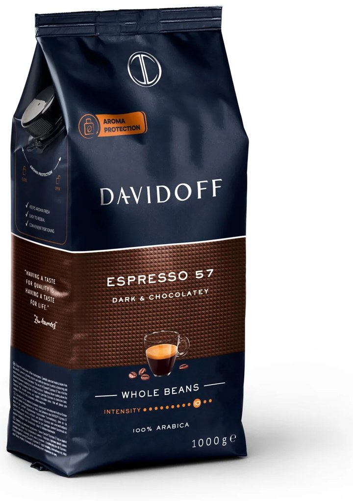 DAVIDOFF CAFÉ Espresso 57 - 1 kg zrnkovej kávy