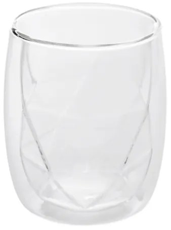 Sada dvoch pohárov CEMBRA GROOVE priesvitné 732355 280 ml (2 ks)