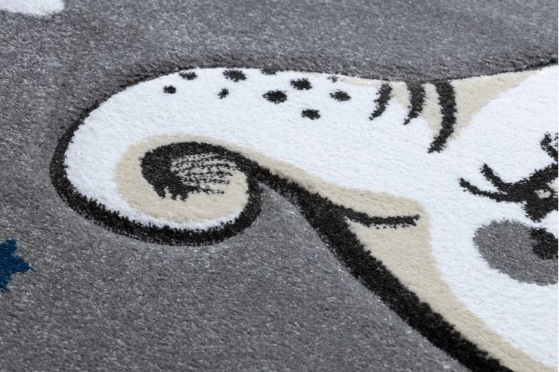 Dywany Łuszczów Detský kusový koberec Petit Elephant stars grey kruh - 160x160 (priemer) kruh cm