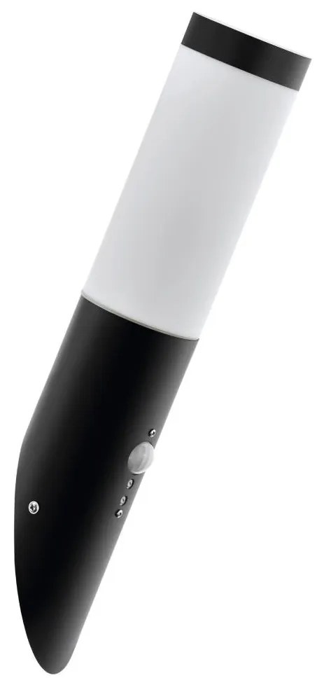 Eglo 79544 - Vonkajšie svietidlo so senzorom MONTALLEGRO 1xE27/15W/230V IP44 čierna