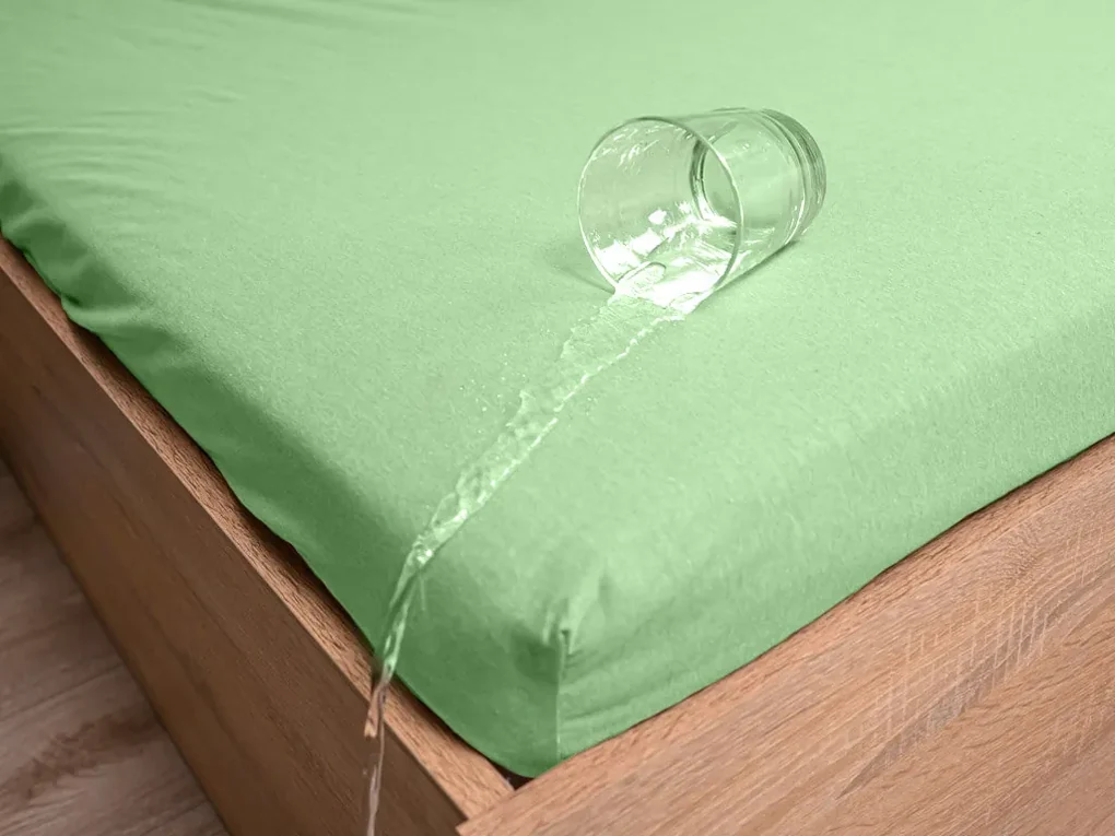 Nepriepustná plachta JERSEY 70x140 cm, zelená