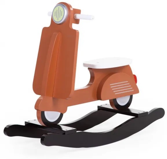 Childhome Hojdací skúter drevený RUST BLACK