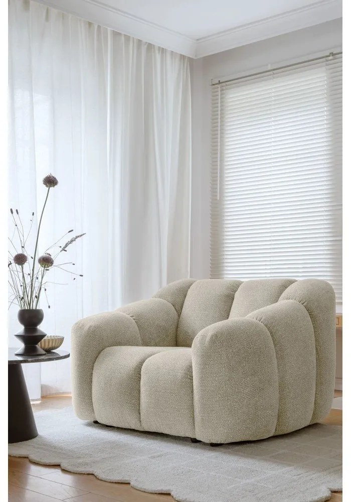 Béžové kreslo Shell – Miuform