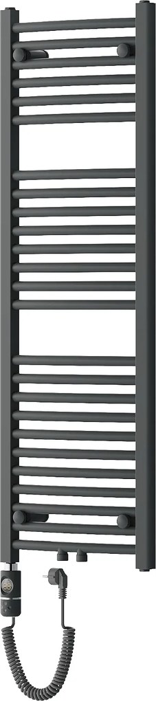 Mexen Ares, elektrické vykurovacie teleso 1200x400 mm + vykurovacia tyč 600 W, antracitová, W102-1200-400-2600-66