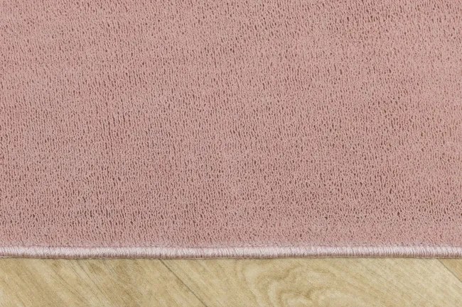 Protišmykový koberec PLUSH ružový