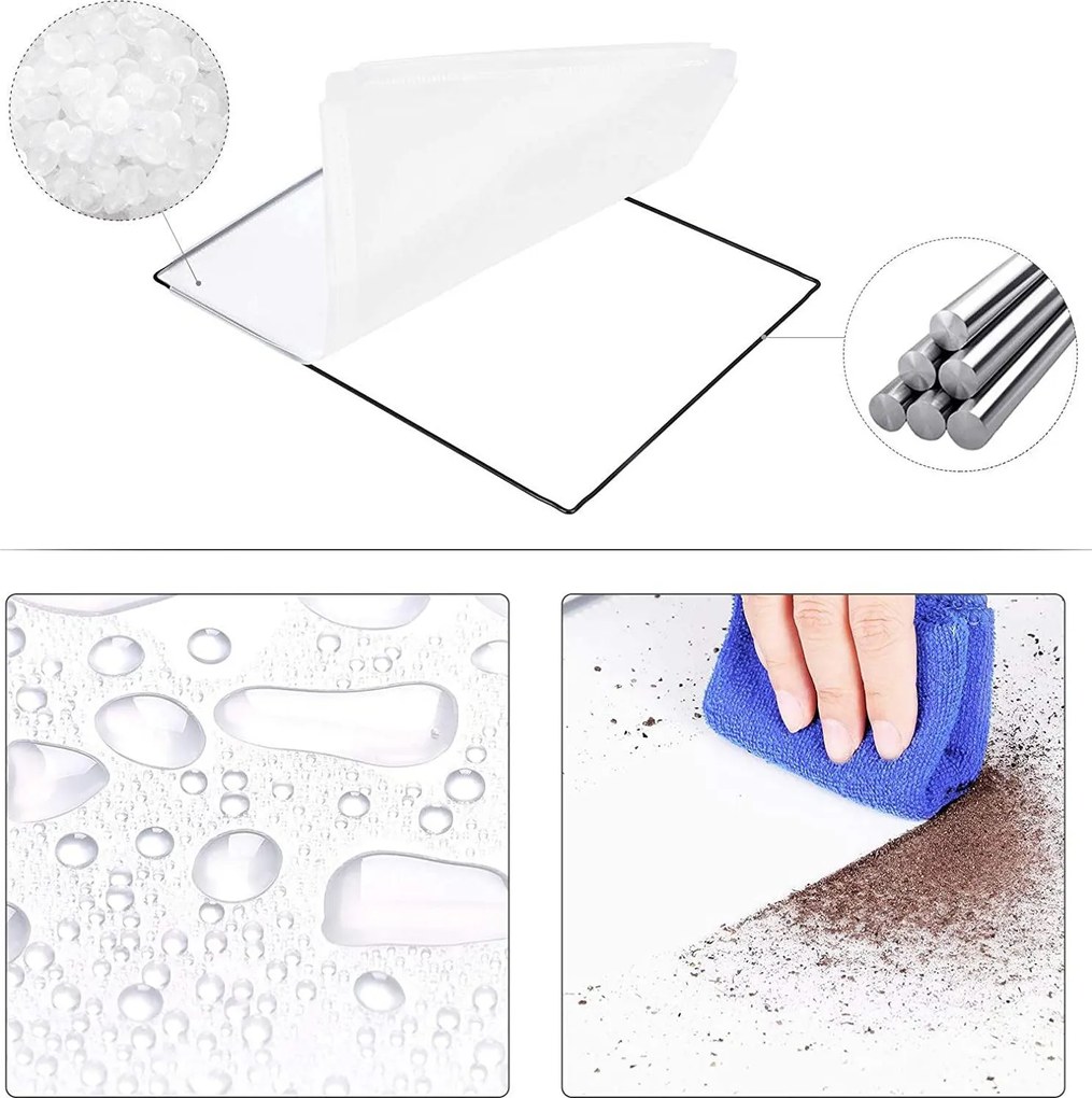 Ohrádka pre domáce zvieratá, modulárna ohrádka s rebríkom, biela