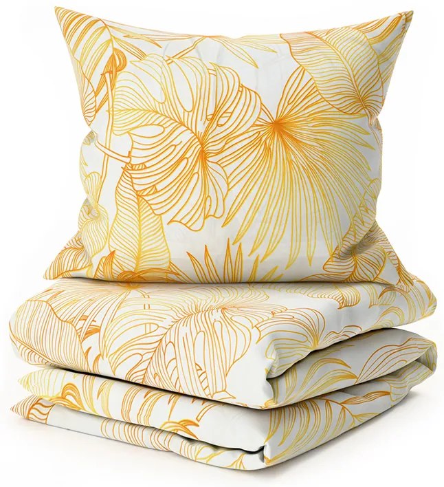 Obliečky z mikrovlákna PALMERA krémové Rozmer obliečky: 70 x 80 cm | 140 x 200 cm