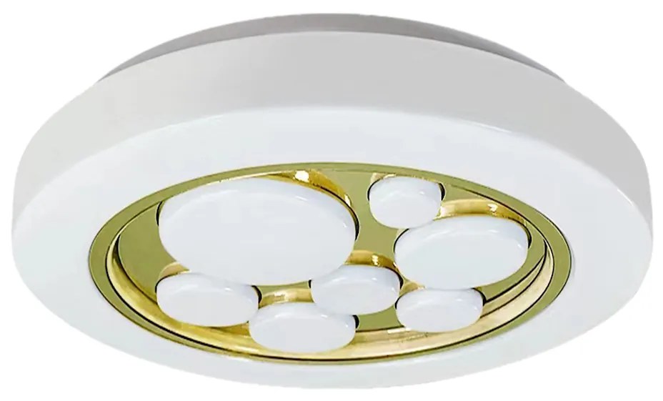 EUlight Stropné LED svietidlo Bubbles, 1x LED 30w, 3000-6000k, w/g, s ovládačom