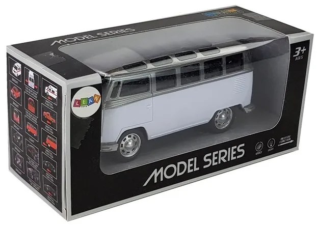 LEAN TOYS Autobus s pohonom biely