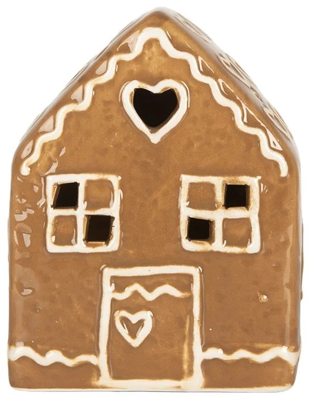 Perníková LED chalúpka Gingerbread Cott - 8*6*10 cm