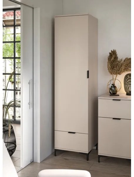 Skrinka s zásuvkou LORA béžová