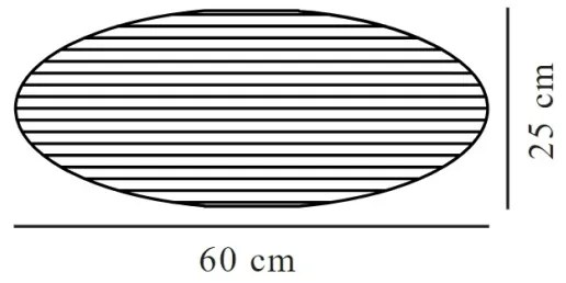 Nordlux - Tienidlo VILLO E27 pr. 60 cm hnedá