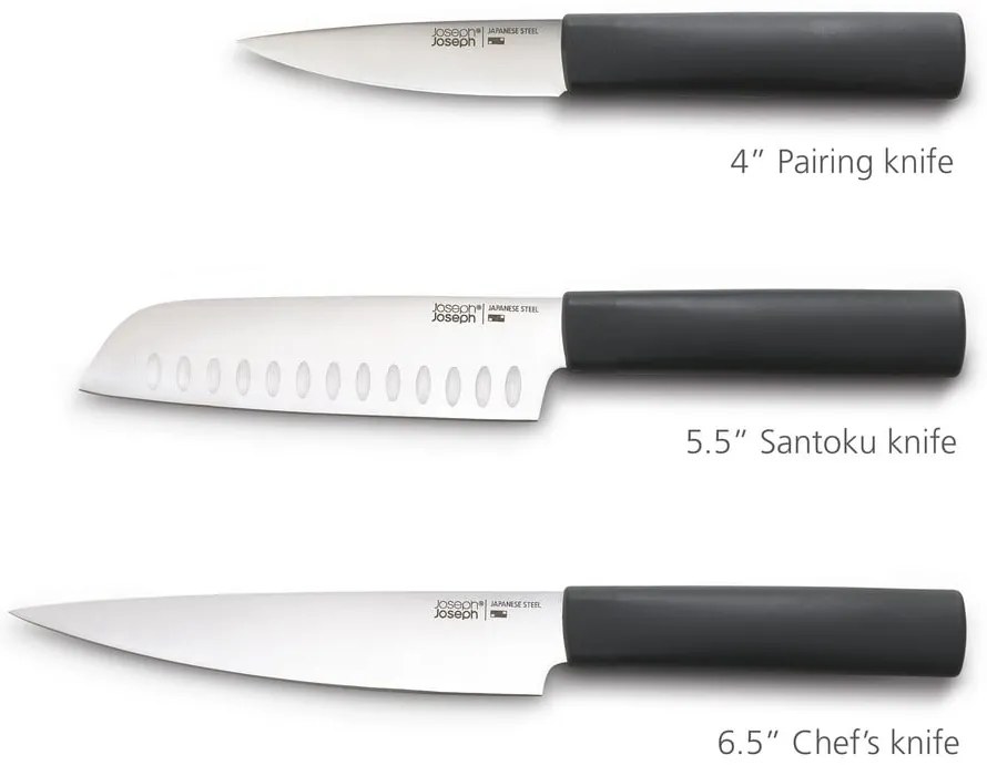 Súprava 3 dosiek a nožov so stojanom Joseph Joseph Nest Plus
