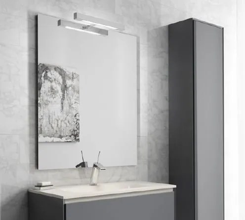 Aqualine Aqualine, VERONICA LED nástenné svietidlo, 6 W, 300x30x115 mm, chróm, E26891CI