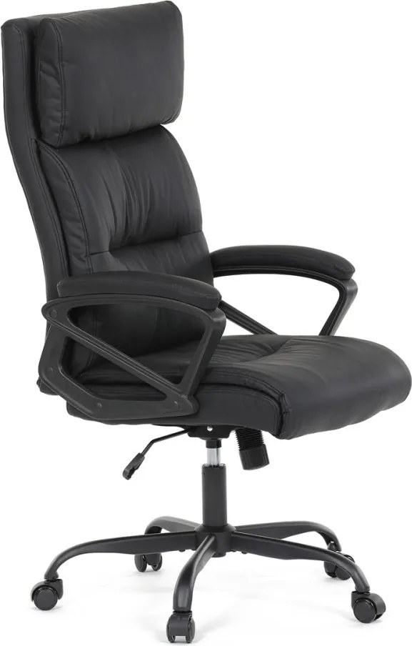 Kancelárske kreslo PEDRO — ekokoža, čierna