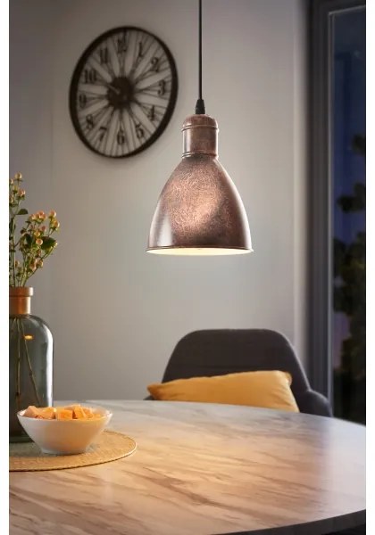 Eglo 49492 - Luster PRIDDY 1 1xE27/60W/230V