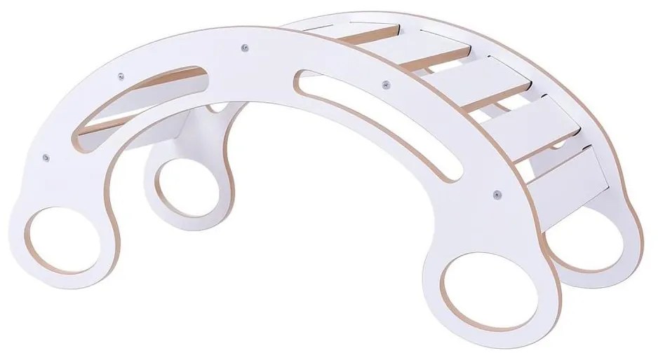 Multifunkčná Montessori hojdačka biela