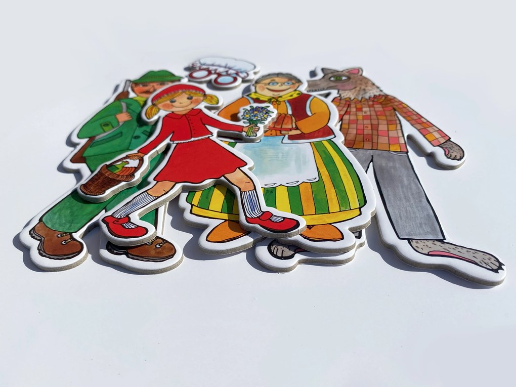 MARIONETINO – Červená Čiapočka – bábky 4 ks