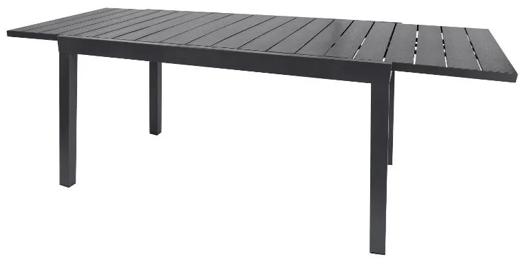 Livarno home Rozkladací záhradný stôl Miami + Záhradná stolička Miami, 8 kusov  (800008472)