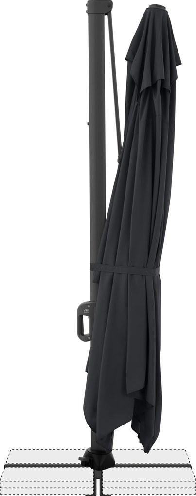 Doppler LIFE 300 x 400 cm – výkyvný záhradný slnečník s bočnou tyčou