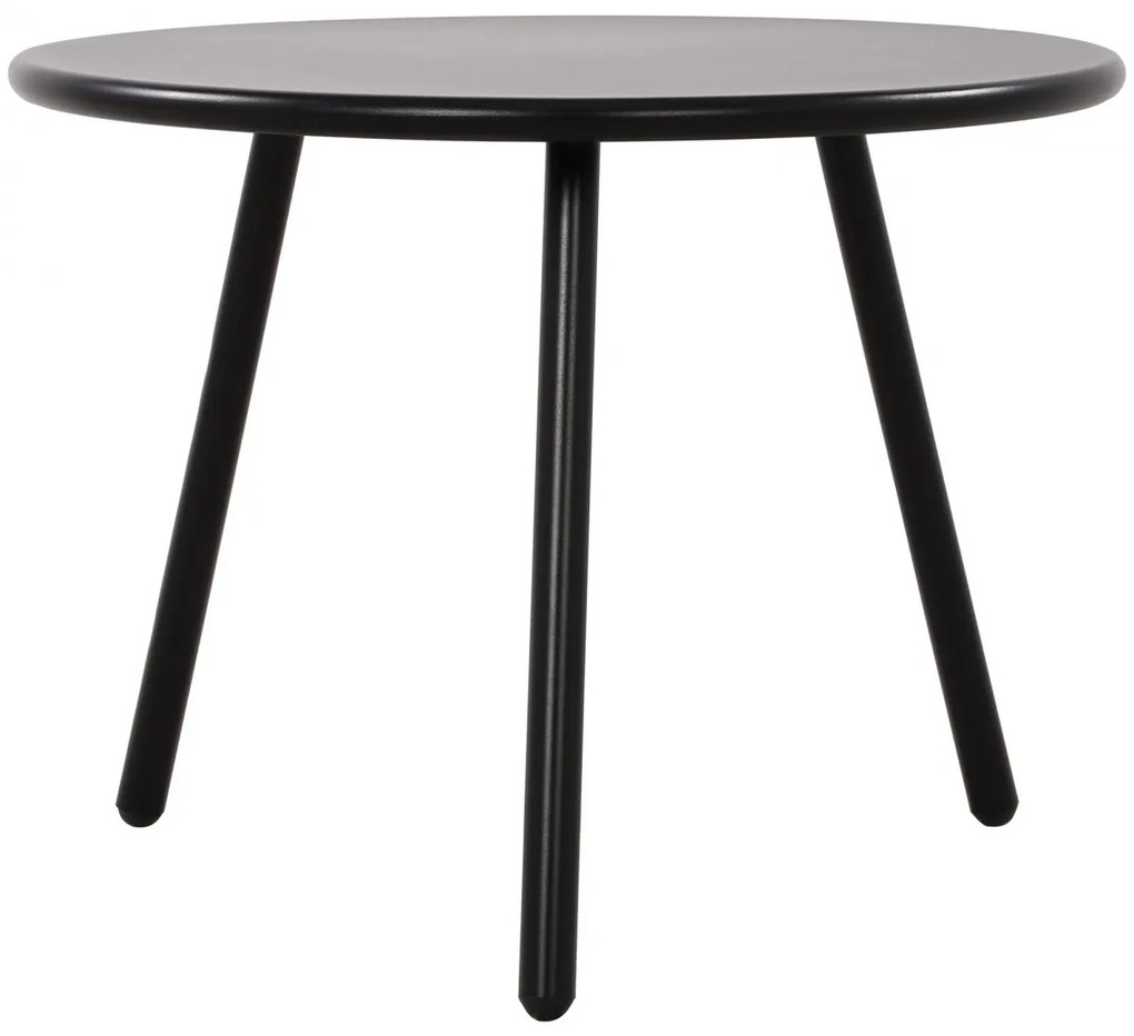 Konferenčný stolík Minot - v45 x Ø60 cm - Čierna