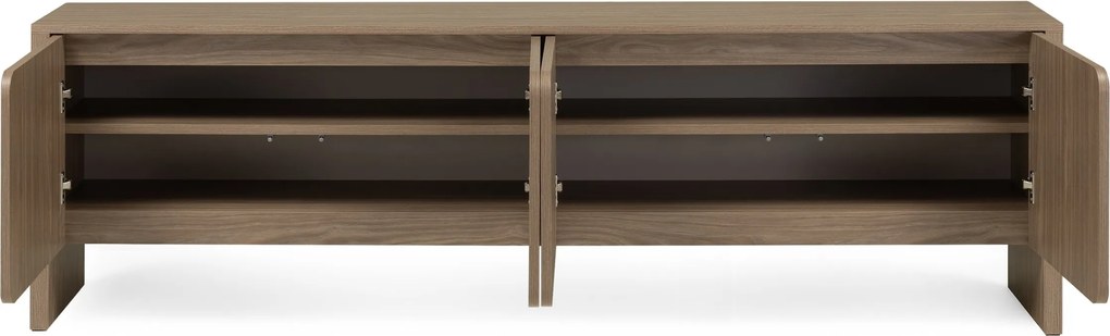 TV stolek Moku 200 cm dub perleťový