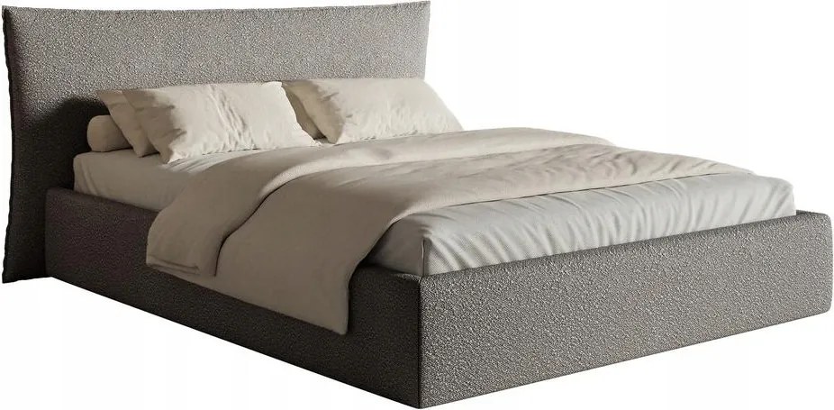 Manželská posteľ 160 cm Swiftie 160 (sivá čierna)