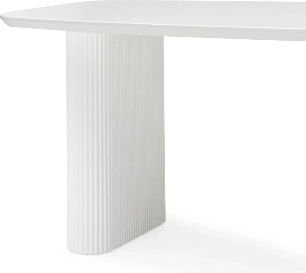 Jedálenský stôl Mesilla 180 cm biely