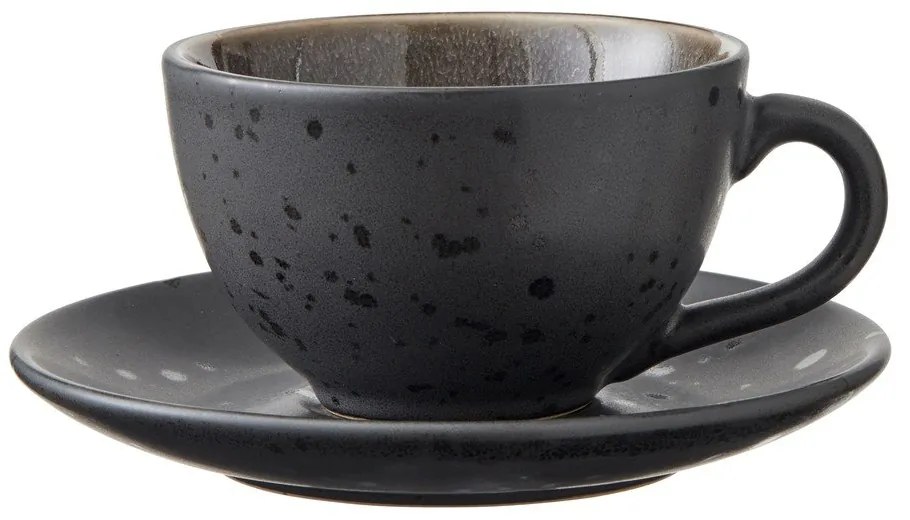 Čierne/tmavomodré keramické šálky v súprave 4 ks 240 ml Gastro Black/Mix – Bitz