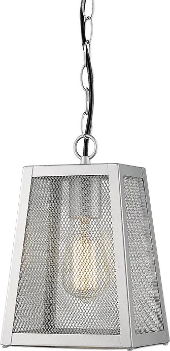 ACA DECOR Vonkajšie závesné retro svietidlo Lantern Nyx Silver IP44