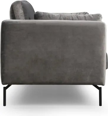 Dvoumístná pohovka Sino 177 cm šedá