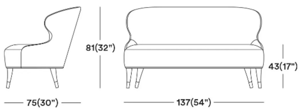 CAMELIA ČALÚNENÁ LAVICA sofa