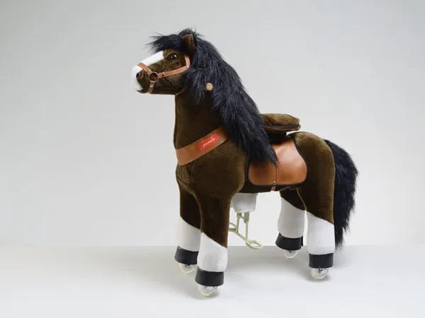 Ponnie Jazdiaci kôň Chocolate Horse do 40kg 80x35x93 cm