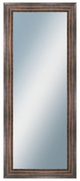 DANTIK - Zrkadlo v rámu, rozmer s rámom 50x120 cm z lišty TRITON široký meď (2951)